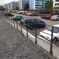 Smidesräcken utomhus Smidesräcken utomhus